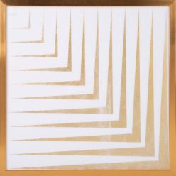 Blanca6 falikép Fehér/arany 53x53 cm
