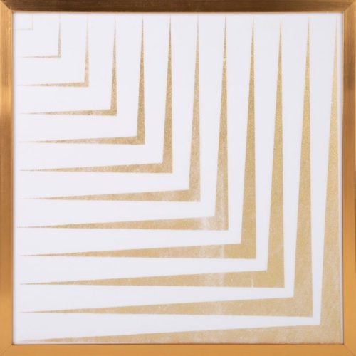 Blanca6 falikép Fehér/arany 53x53 cm