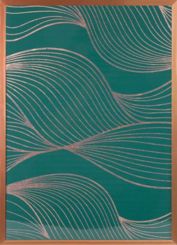 Salvia9 falikép Zöld/réz 53x73 cm