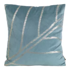 Blink38 bársony párnahuzat Kék/világos arany 45x45 cm