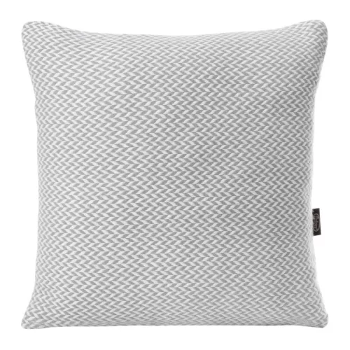 Apró mintás akril párnahuzat Acélszürke 45x45 cm