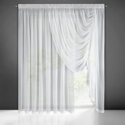 Anabel fényáteresztő függöny Fehér 200x250 cm