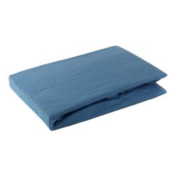   Nova3 pamut-szatén gumis lepedő Gránátkék 100x200 cm +25 cm