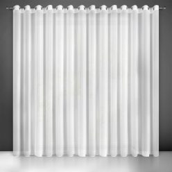 Dalia etamin fényáteresztő függöny Fehér 350x250 cm