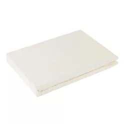 Nova1 pamut-szatén lepedő Krémszín 220x210 cm