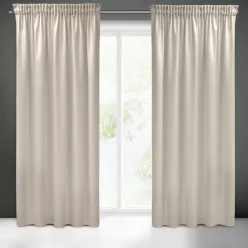   Sibel Pierre Cardin bársony sötétítő függöny Bézs 140x270 cm