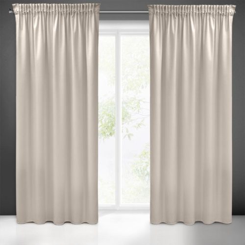 Sibel Pierre Cardin bársony sötétítő függöny Bézs 140x270 cm