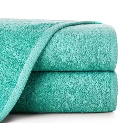   Egyszínű klasszikus törölköző 400 g/m2 Sötét menta 50x100 cm