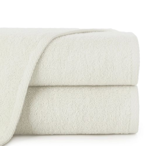 Egyszínű klasszikus törölköző 400 g/m2 Krémszín 30x50 cm