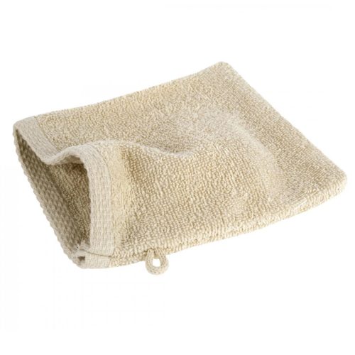 Frottír mosdókesztyű 400 g/m2 Bézs 16x21 cm