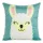 Po bársony párnahuzat Türkiz 45x45 cm