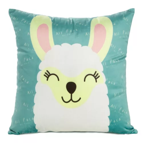 Po bársony párnahuzat Türkiz 45x45 cm