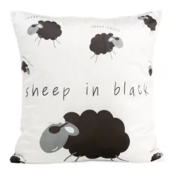 Po bársony párnahuzat Fehér 45x45 cm