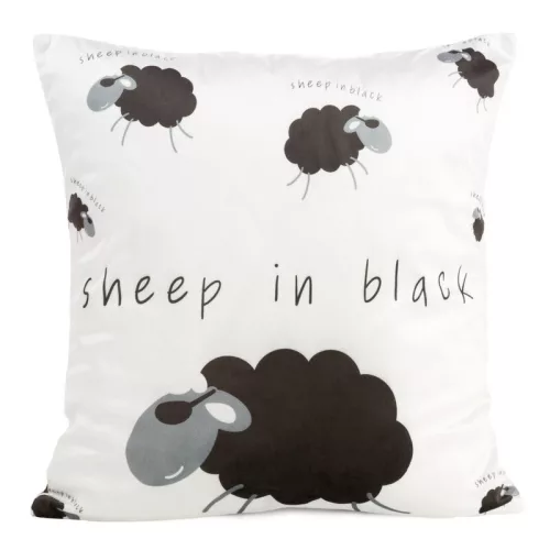 Po bársony párnahuzat Fehér 45x45 cm