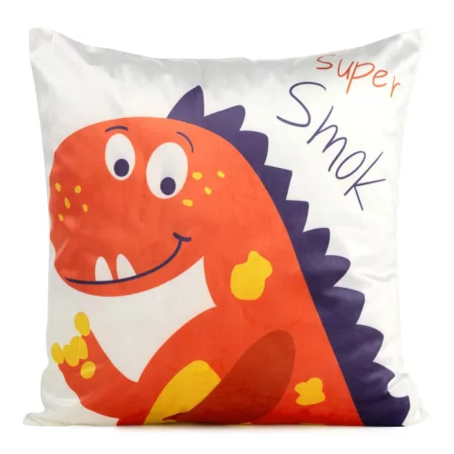 Po bársony párnahuzat Fehér 45x45 cm