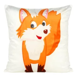 Po bársony párnahuzat Fehér 45x45 cm