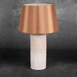 Edna asztali lámpa Krémszín 33x33x56 cm