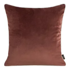   Velvet párnahuzat lenvászon szerű anyagból Bordó 45x45 cm