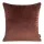 Velvet párnahuzat lenvászon szerű anyagból Bordó 45x45 cm