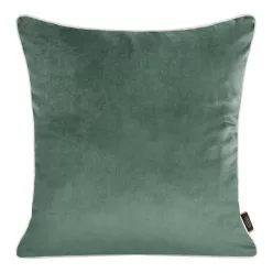   Velvet párnahuzat lenvászon szerű anyagból Sötét menta 45x45 cm