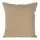 Egyszínű párnahuzat vászon szövetből arany szálú szegéllyel Bézs 45x45 cm