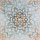 Mandala kézzel festett falikép 486a Kék 80x80 cm