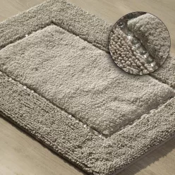   Chic pamut fürdőszobaszőnyeg kristályokkal Bézs 60x90 cm