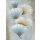 Ginkgo leveles kézzel festett falikép nappaliba 528b Bézs/kék 50x70 cm