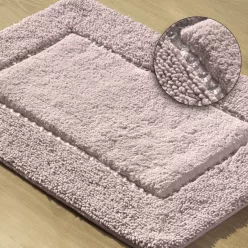   Chic pamut fürdőszobaszőnyeg kristályokkal Rózsaszín 60x90 cm