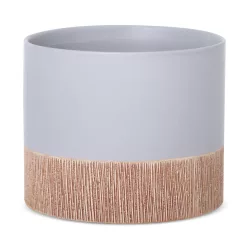 Mili kerámia kaspó Szürke 18x18x15 cm