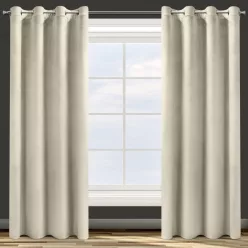 Rosa bársony sötétítő függöny Bézs 140x250 cm