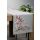 Magnólia virágmintás gobelin asztali futó Szürke 40x100 cm +/- 5%