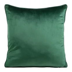   Mel kétoldalú bársony párnahuzat Sötétzöld/fekete 40x40 cm