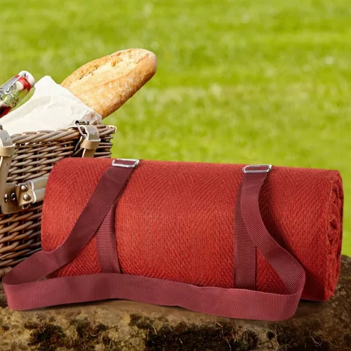 Harmony piknik takaró Bordó 130x150 cm