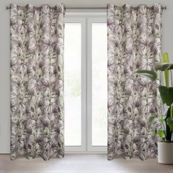 Tessa bársony sötétítő függöny Ibolyalila 140x250 cm