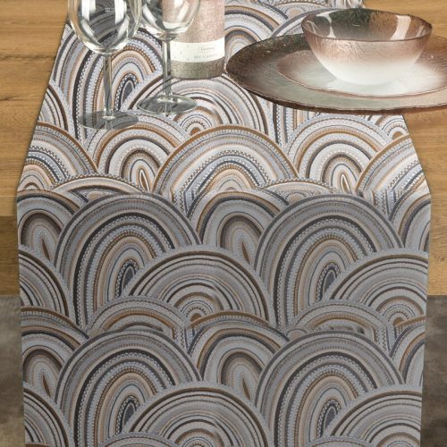 Mumbo gobelin asztali futó Barna/szürke 40x140 cm +/-5%