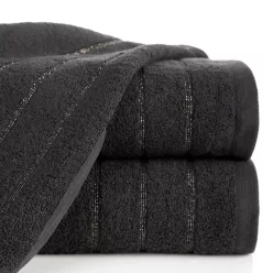 Dali velúr törölköző Fekete 70x140 cm