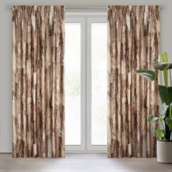   Ella bársony sötétítő függöny Téglavörös 140x270 cm