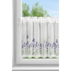 Ella modern vitrázs függöny Fehér 60x150 cm