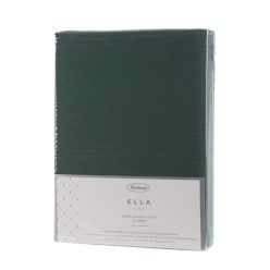   Adela jersey pamut gumis lepedő Sötétzöld 90x200 cm +25 cm