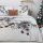 Snow karácsonyi ágyneműhuzat Fehér 160x200 cm - 70x80 cm 2db