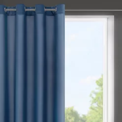 Rita egyszínű dekor függöny Sötétkék 140x175 cm