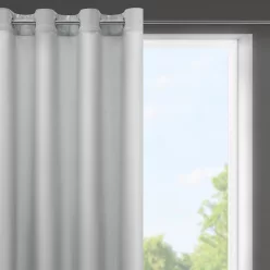 Rita egyszínű dekor függöny Acélszürke 140x175 cm