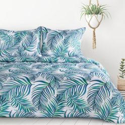   Palms mikroszálas ágyneműhuzat Fehér 160x200 cm - 70x80 cm 2db