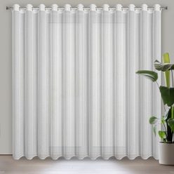 Lena mintás dekor függöny Fehér 350x250 cm