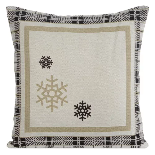 Angel karácsonyi gobelin párnahuzat Bézs 45x45 cm +/-5%