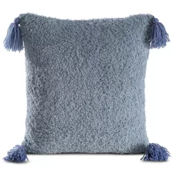 Elda rojtos szőrme hatású párnahuzat Kék 45x45 cm