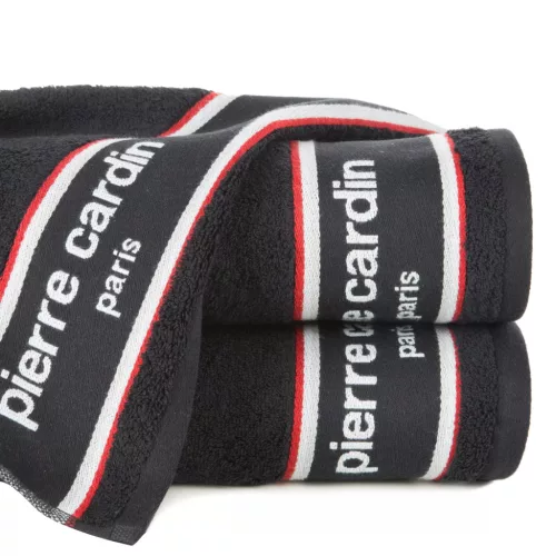 Karl Pierre Cardin törölköző Fekete 50x90 cm