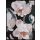 Orchidea kézzel festett falikép 638b kerettel Fekete 50x70 cm