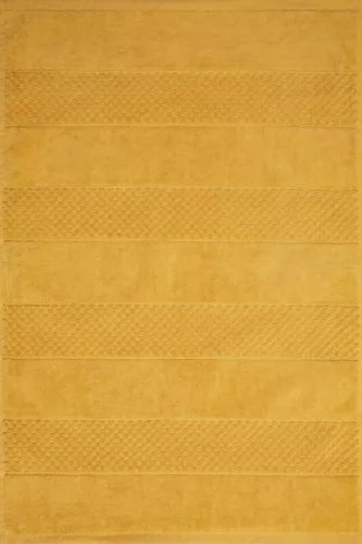 Jessi pamut fürdőszoba szőnyeg Mustársárga 60x90 cm